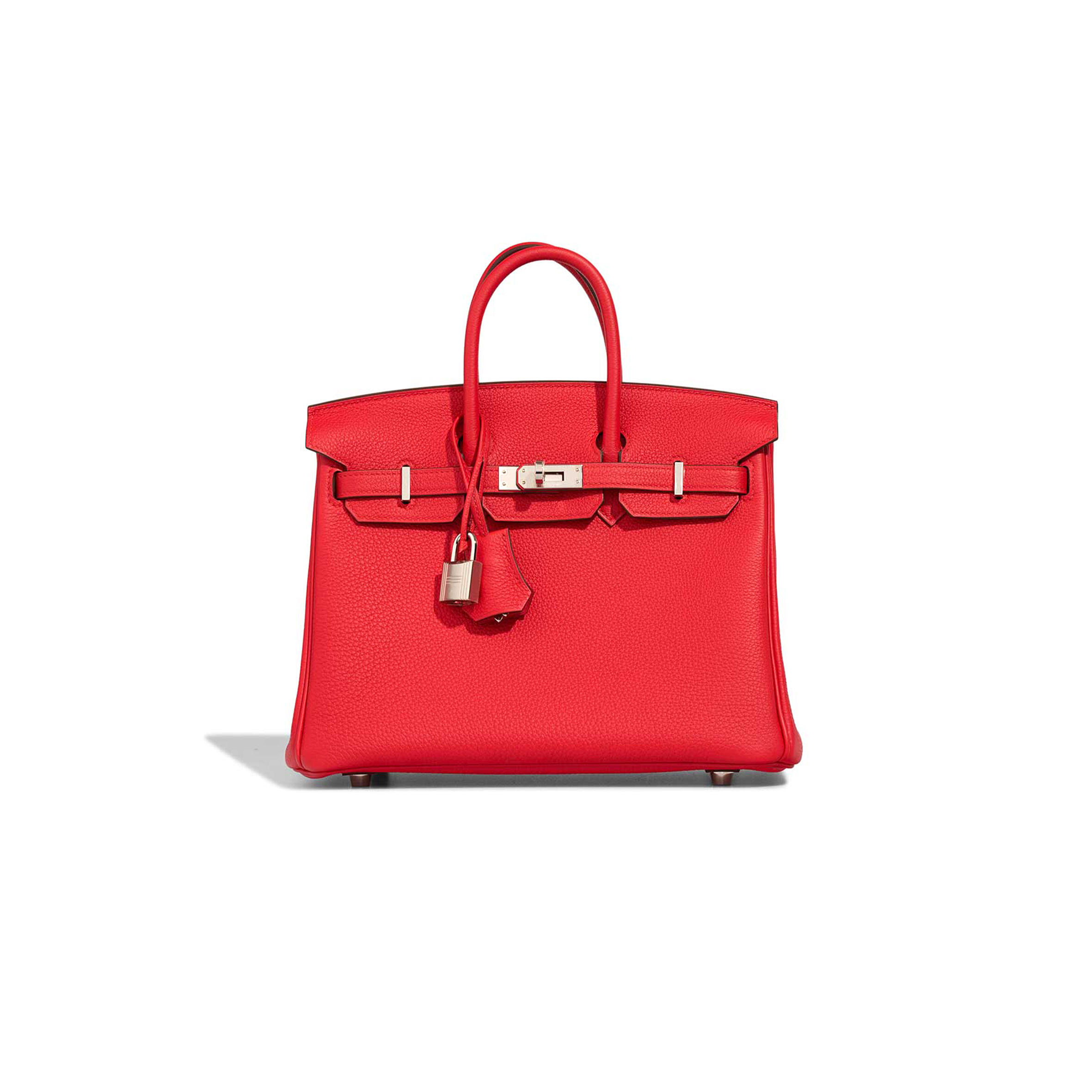 H**me5 birkin 25 togo rouge de coeur palladium hardware (25*20*13cm)